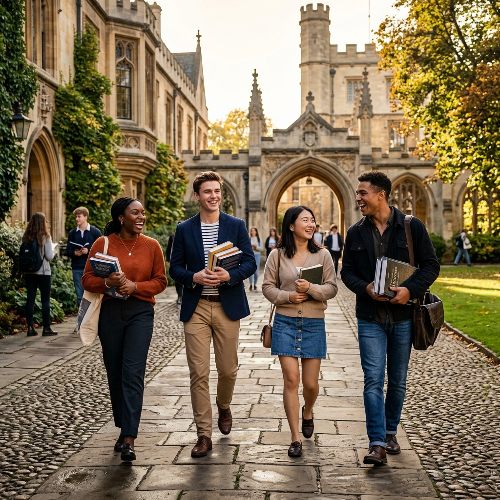 Students studying abroad